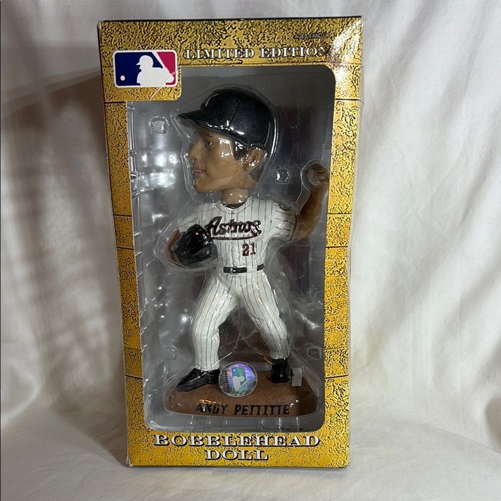 MLB Astros Bobblehead Doll Andy Pettitte